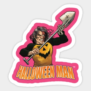 Halloween Man "Shovel" Sticker